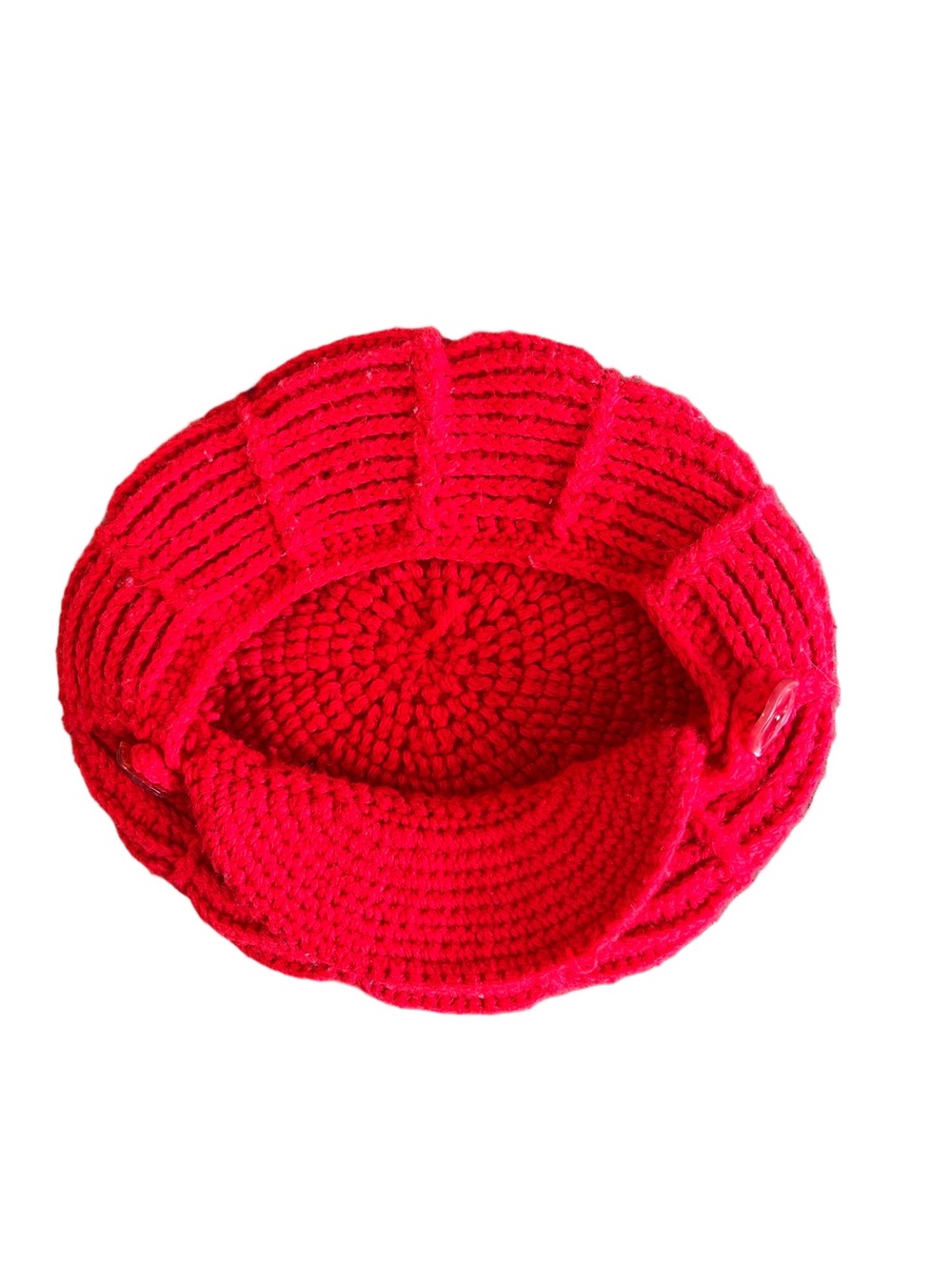 Vintage Hand Knit Cabbie NewsBoy Baker Boy Hat - Picture 5 of 10
